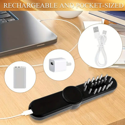 Rechargeable 500mAh Laser Hair Growth Comb with Vibration Massage