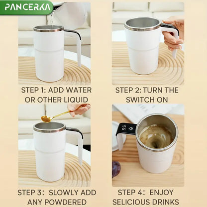 PANCERKA Rechargeable Self-Stirring Coffee Mug