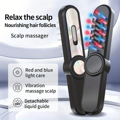 Rechargeable 500mAh Laser Hair Growth Comb with Vibration Massage