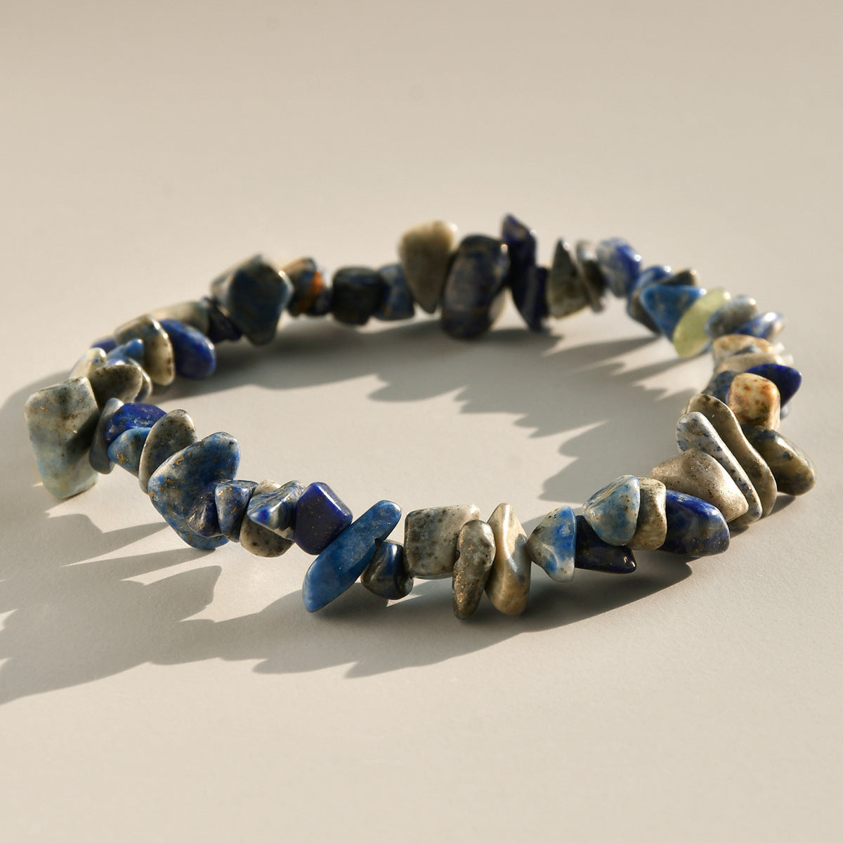 All-match handmade irregular agate bracelet-8pcs