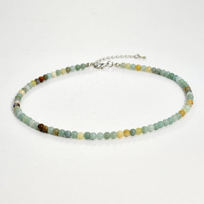 10 colored tourmaline beaded necklaces