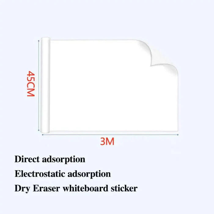 Erasable Wall Whiteboard Sticker