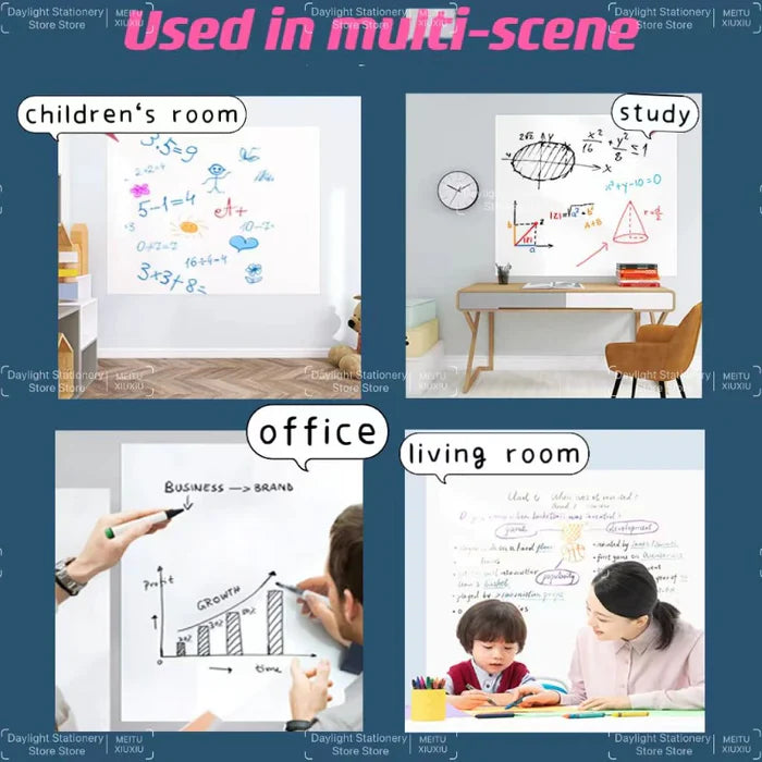 Erasable Wall Whiteboard Sticker