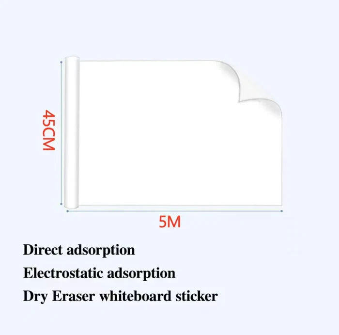 Erasable Wall Whiteboard Sticker