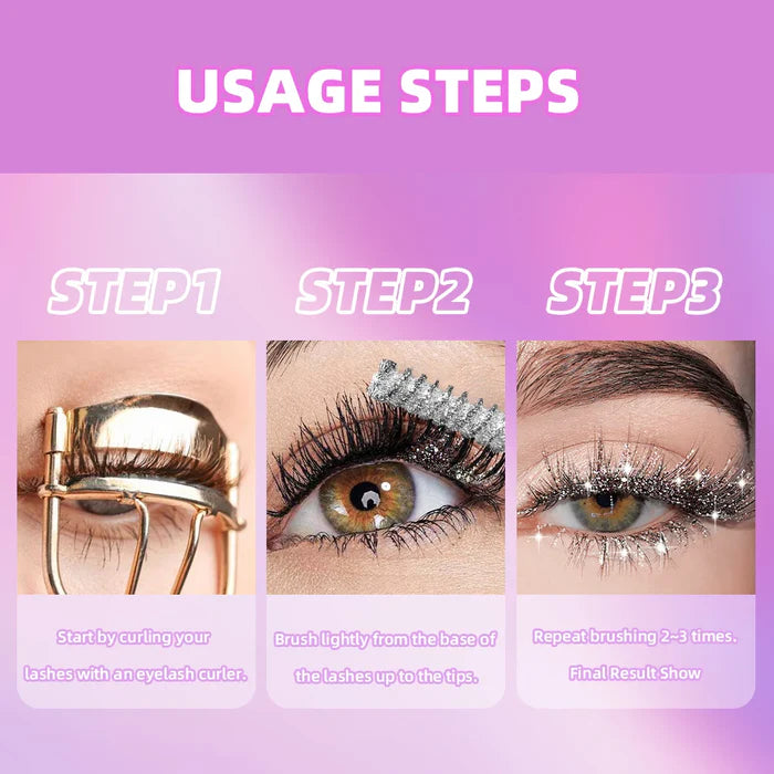 Shining Shimmer Mascara-3pcs 1# 2#3 #