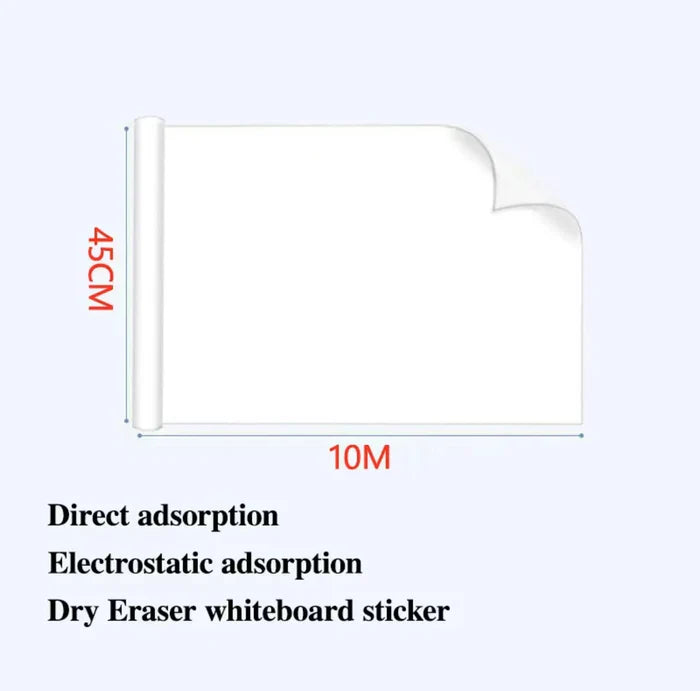 Erasable Wall Whiteboard Sticker