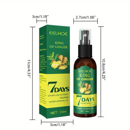 3 Bottle EELHOE King of Ginger Hair Growth Spray