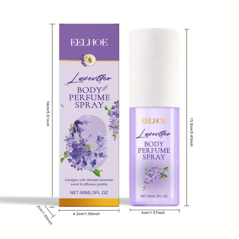 EELHOE Lavender Body Perfume Spray -3Bottles