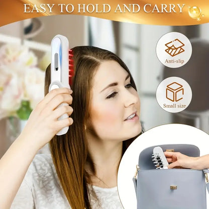 Rechargeable 500mAh Laser Hair Growth Comb with Vibration Massage