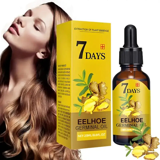 7 Day Ginger Hair Oil for Dry Hair-5Bottles